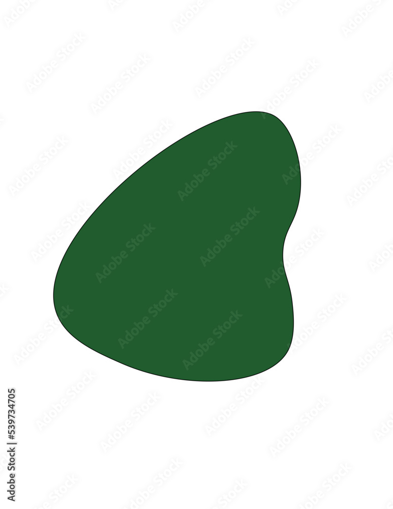 illustration of a green background blob illustration of a green background blob
