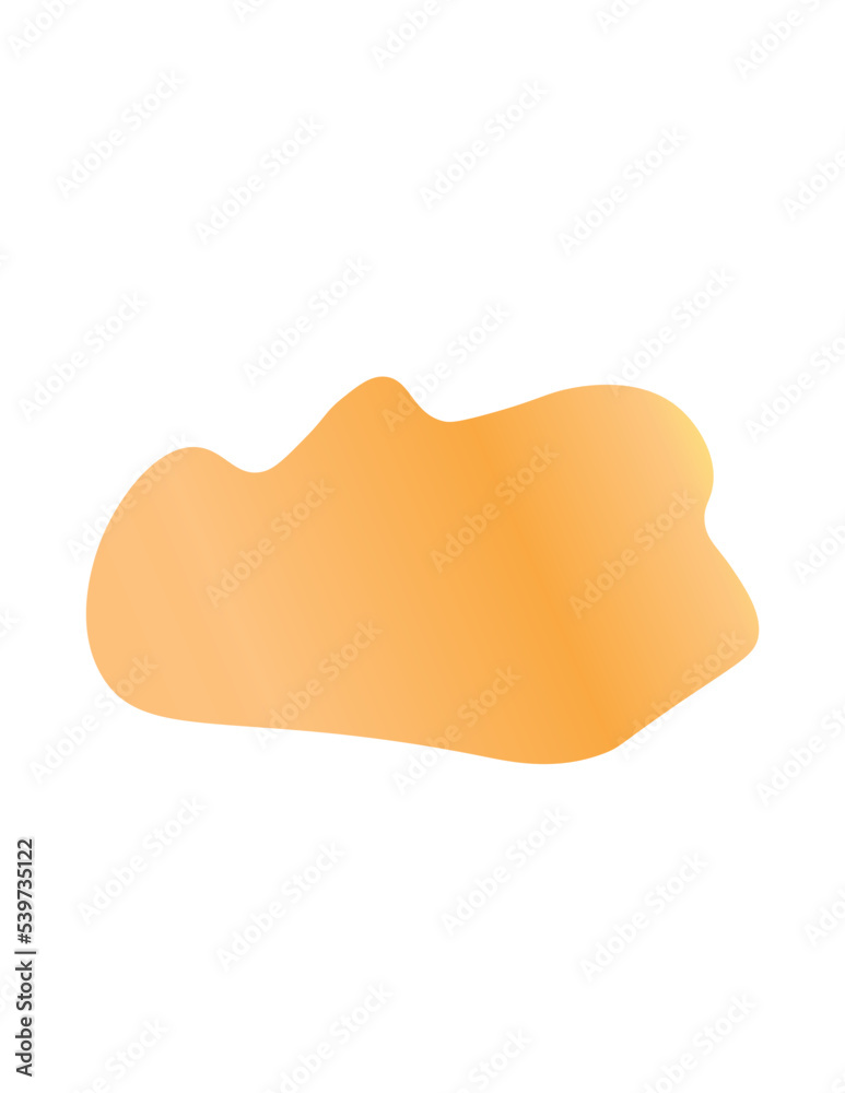 simple blob yellow gradient simple blob yellow gradient