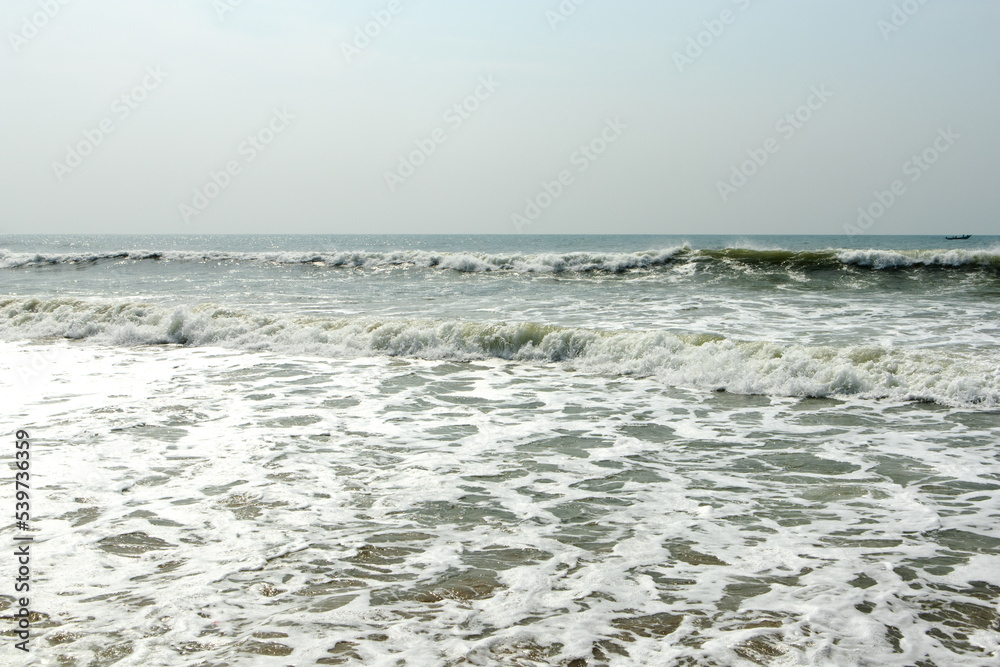 Bay of Bengal from the Marina Beach, Chennai