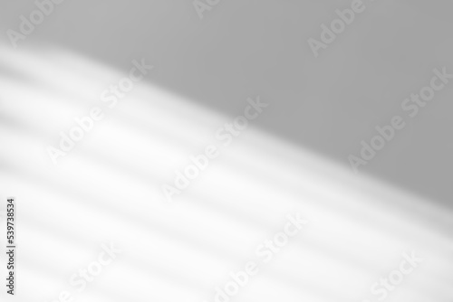 Shadow overlay effect on white background. Abstract sunlight background with window shadows. © Nubephoto