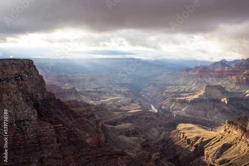 Grand Canyon Cloudy Ethereal Sunset © Kristine