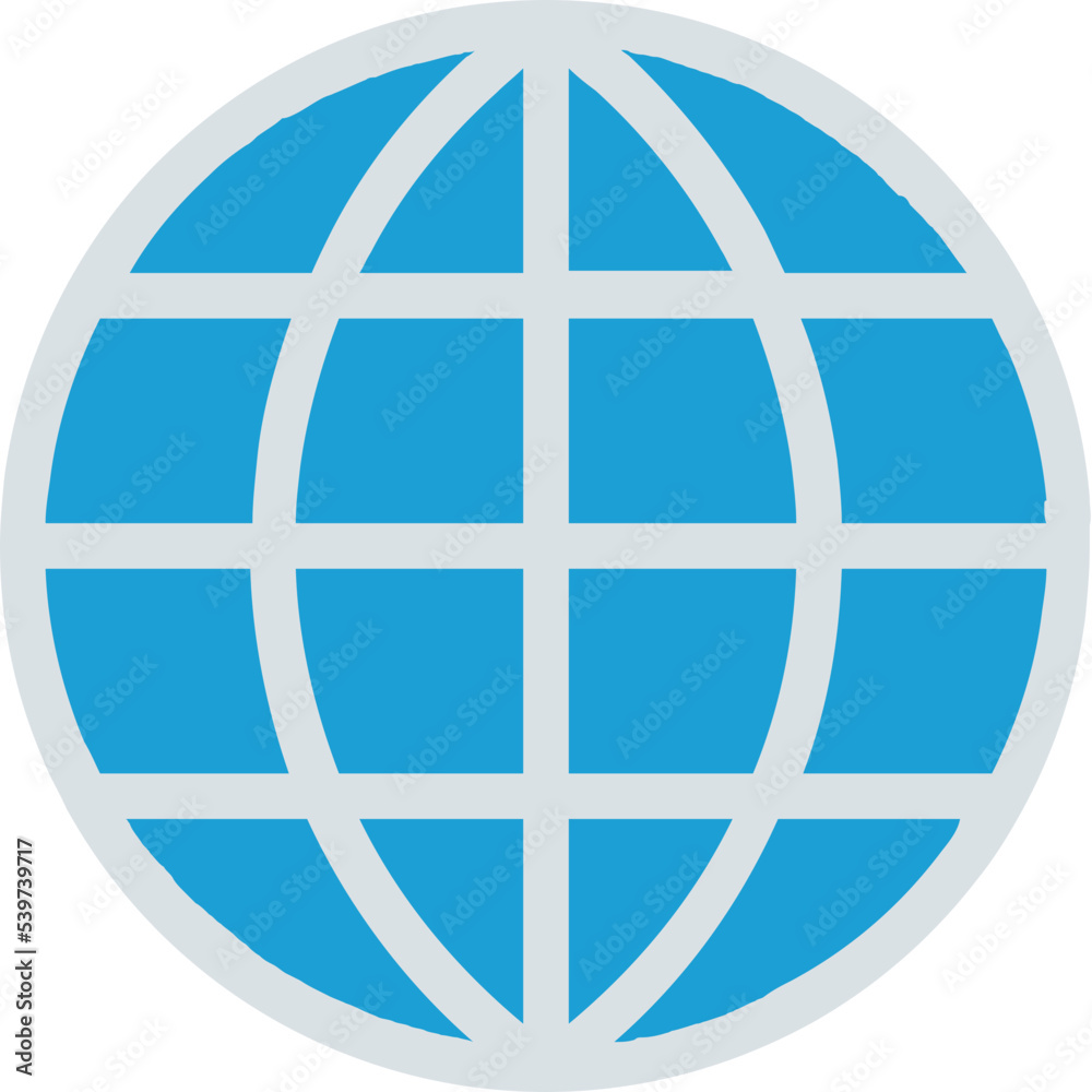 world grid icon
