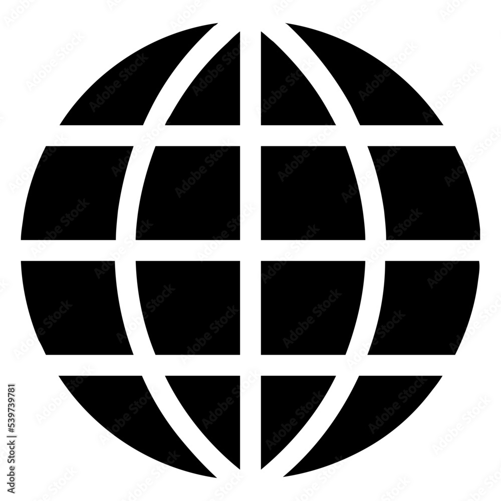 world grid icon