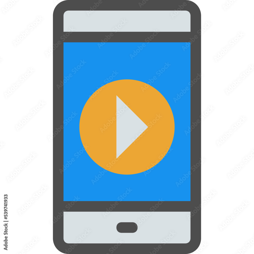 mobile music play icon mobile music play icon