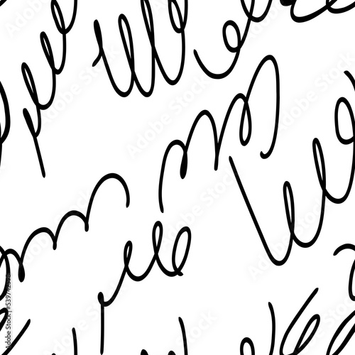 Abstract graphic black- white seamless pattern. Simple background for fabric, textile and linen, decoration, invitation, wallpaper, pattern fills or web page backdrop, print, gift and wrapping paper