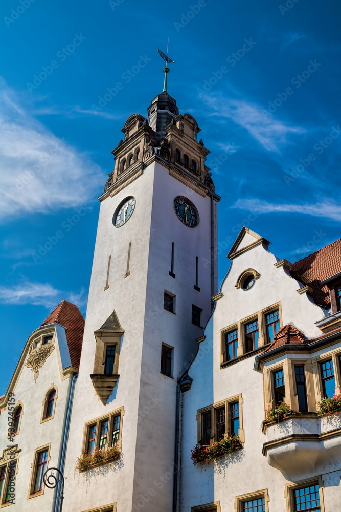 freital, deutschland - turm am alten rathaus freital, deutschland - turm am alten rathaus