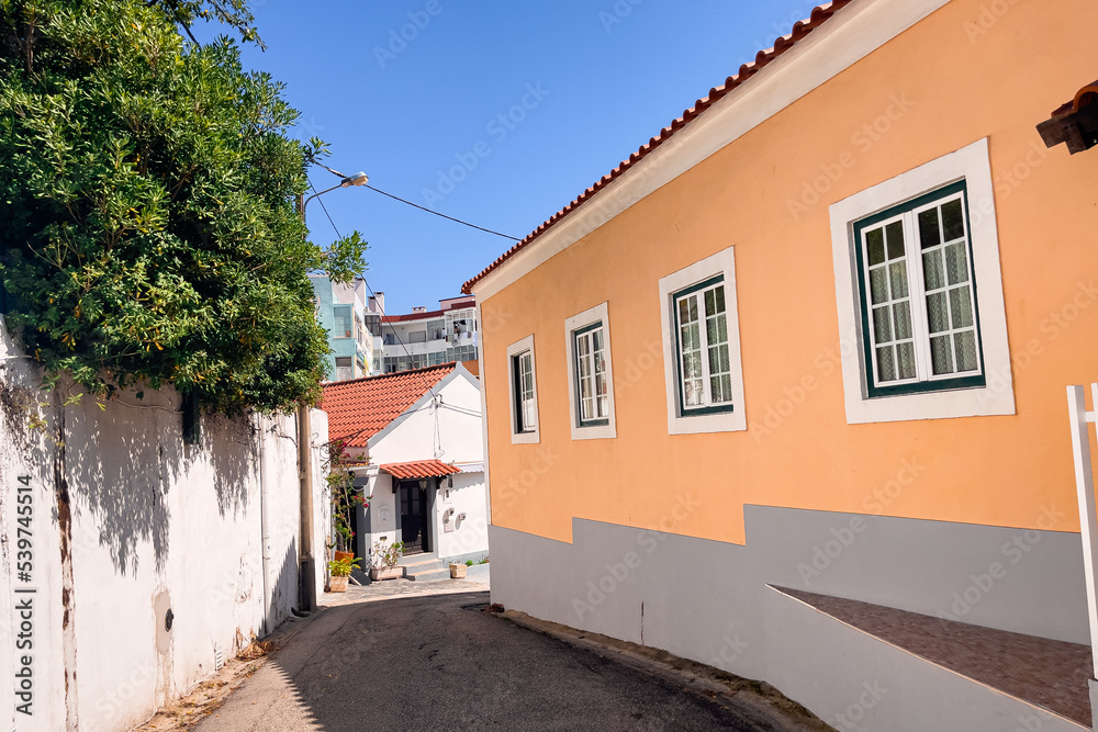 Authentic houses in the Almada district in Lisbon Authentic houses in the Almada district in Lisbon