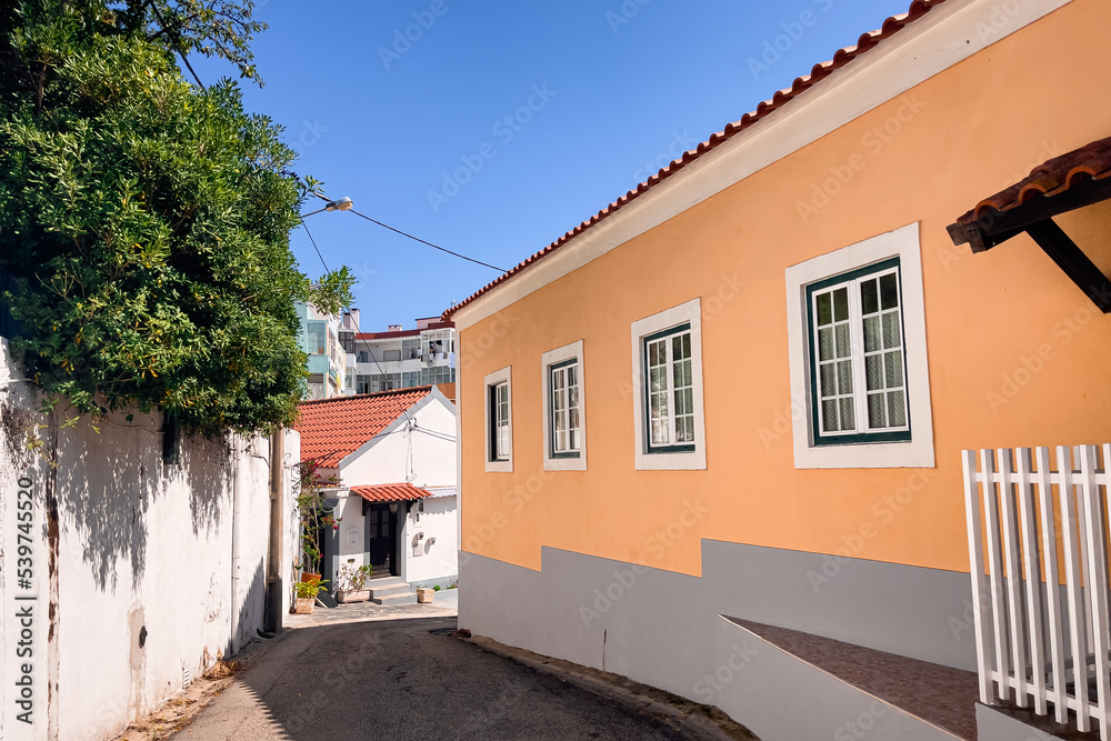 Authentic houses in the Almada district in Lisbon Authentic houses in the Almada district in Lisbon
