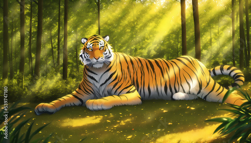 royal bengal tiger in the forest