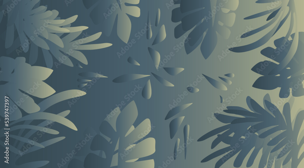 Fototapeta premium vector seamless pattern with nature Leaf