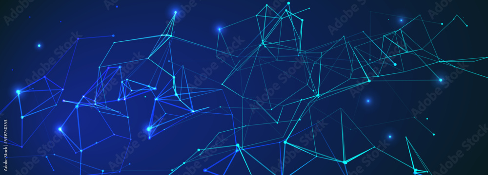 Abstract background with connecting dots and lines. Network connection structure. Plexus. Vector Illustration. Abstract background with connecting dots and lines. Network connection structure. Plexus. Vector Illustration.