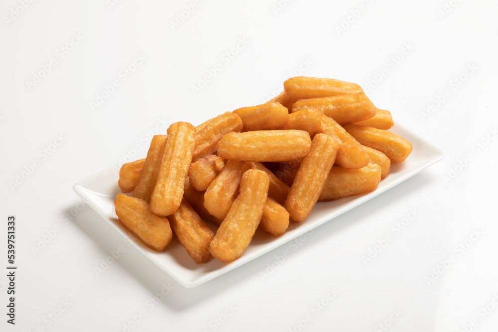 Gulab Jamun with almond and saffron served in white bowl. Indian sweet Gulab jamun closeup view. Isolated In White Background Gulab Jamun with almond and saffron served in white bowl. Indian sweet Gulab jamun closeup view. Isolated In White Background