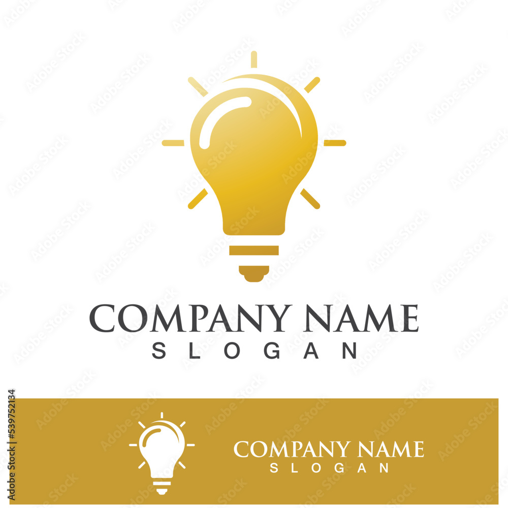 Light bulb icon vector symbol