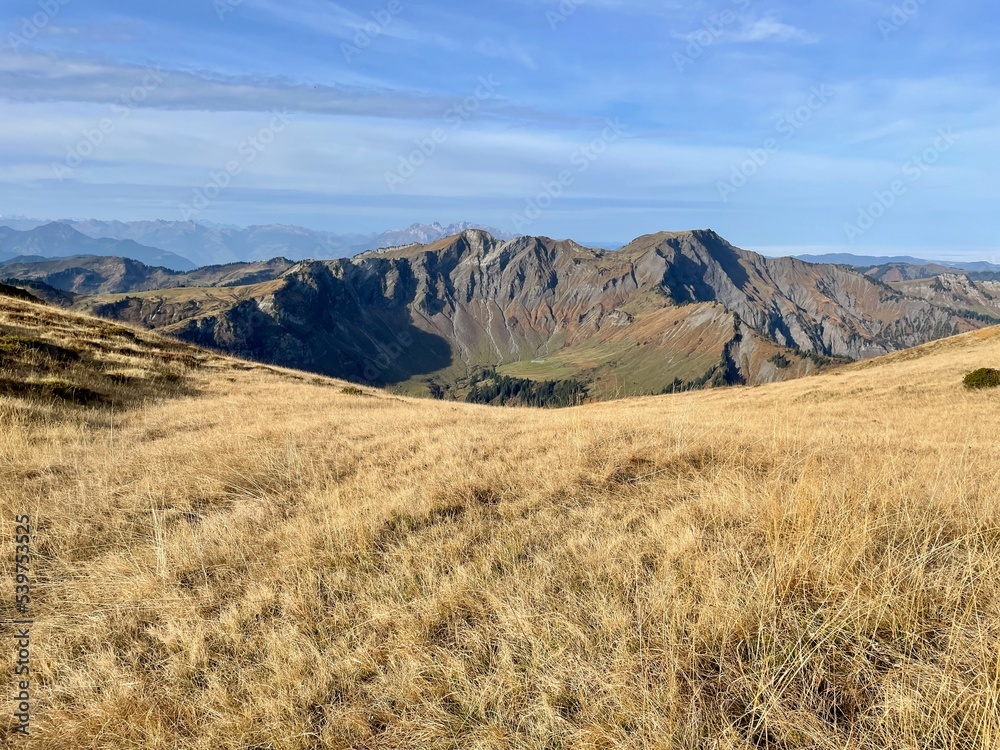 Autumn mood in the Austrian Alps. Damuels, Vorarlberg, Austria. Autumn mood in the Austrian Alps. Damuels, Vorarlberg, Austria.