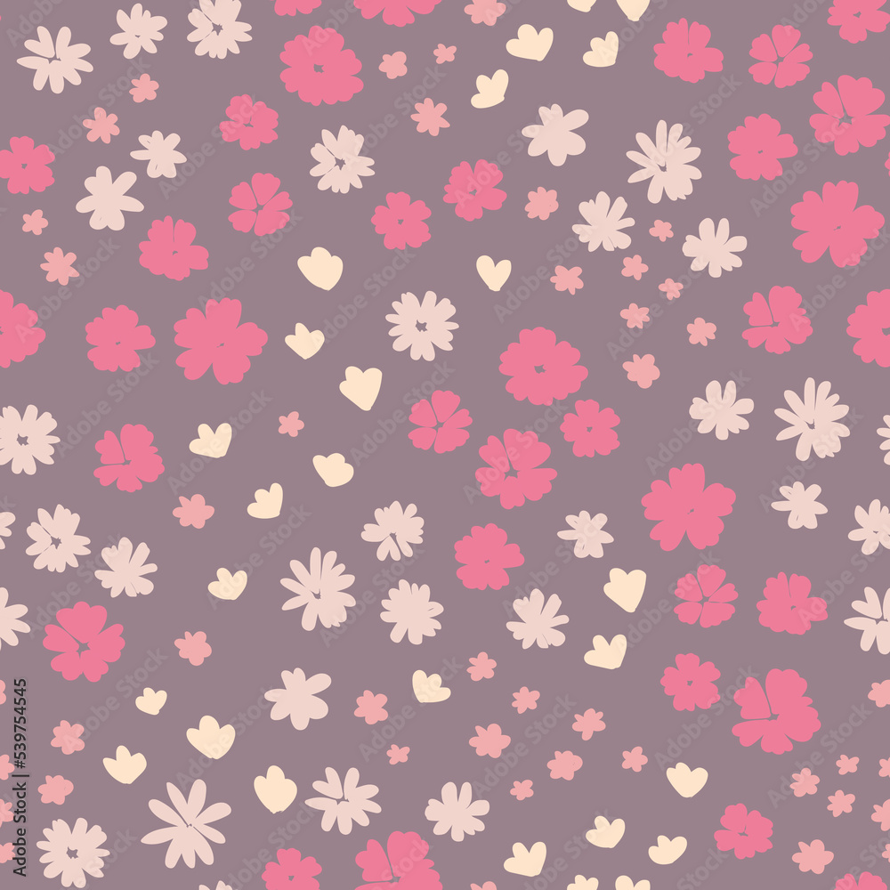 Blooming midsummer meadow seamless pattern. Plant background for fashion, wallpapers, print. Blooming midsummer meadow seamless pattern. Plant background for fashion, wallpapers, print.