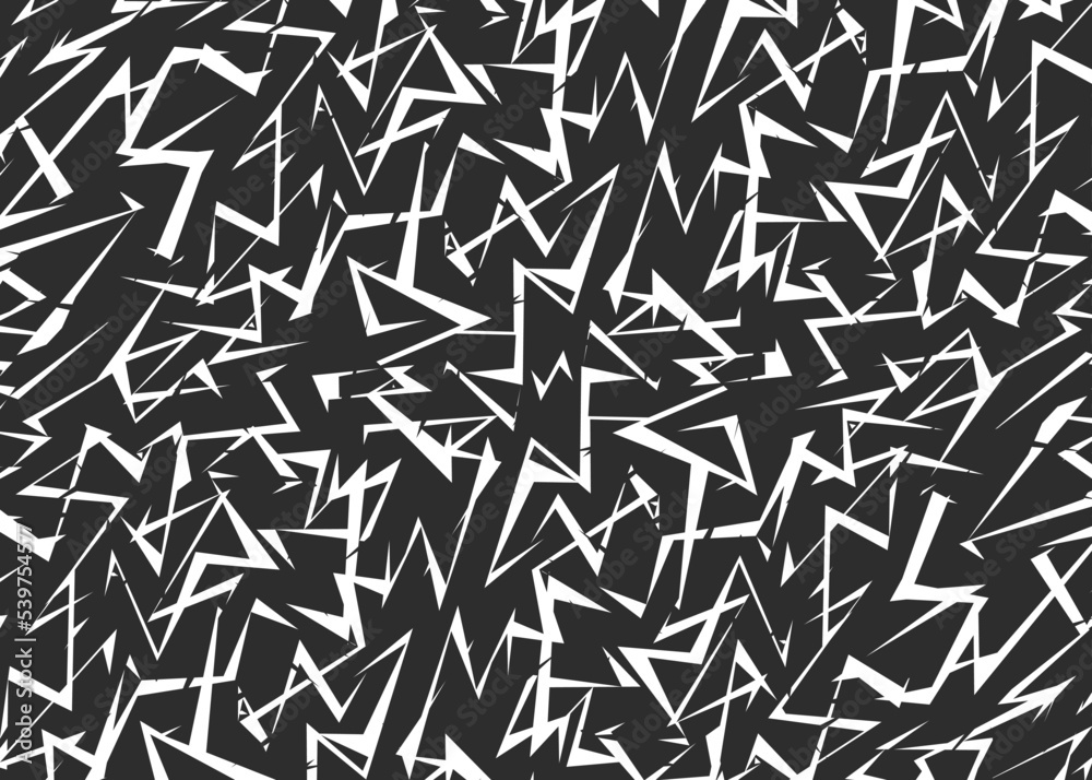 Abstract black and white background with seamless rough lines pattern Abstract black and white background with seamless rough lines pattern