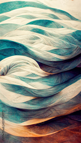 Abstract winter colorimetry