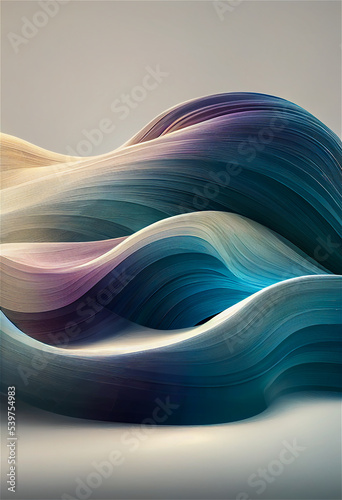 Abstract winter colorimetry