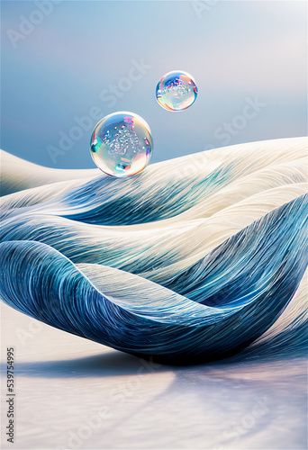 Beautiful cold background