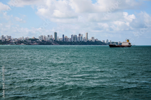 View of Salvador Bahia from the Itaparica Island in Brazil © Leo