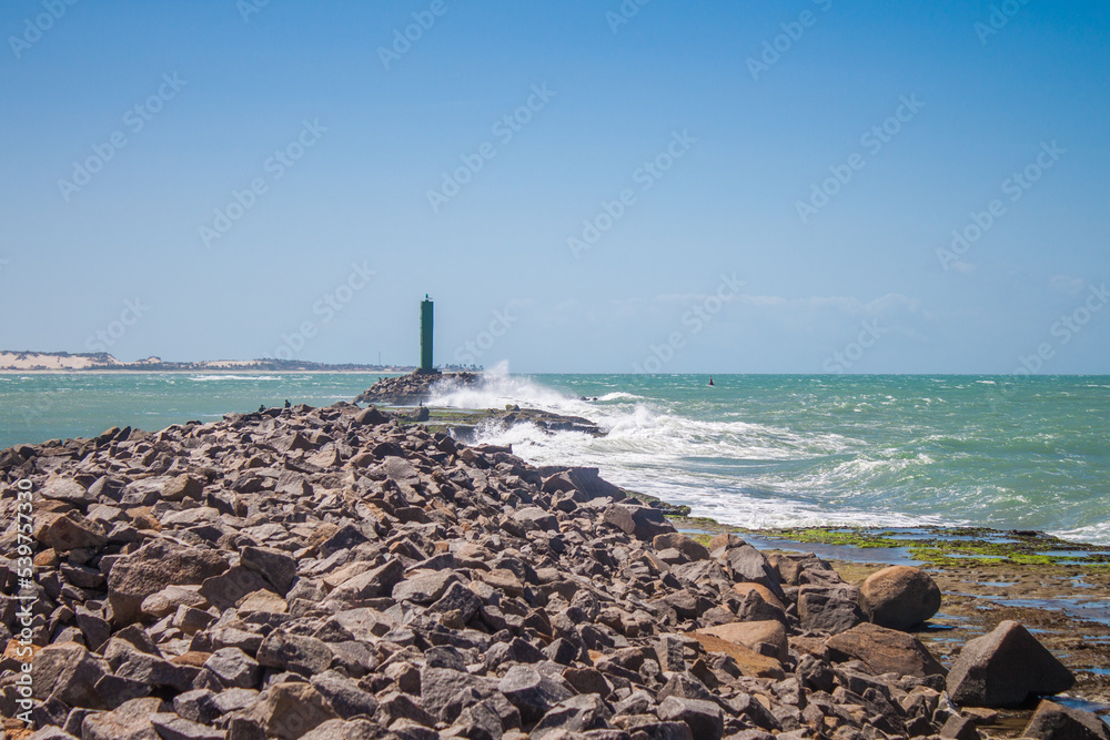 View of the Reis Magos lighthouse
View of the Reis Magos lighthouse