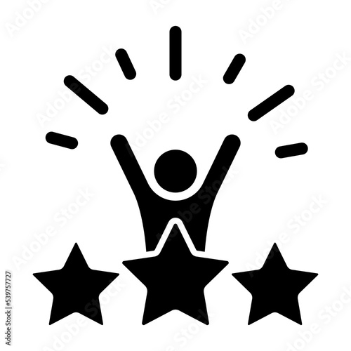 Self-Confidence icon. Confidence icon from life skills, Vector illustration.