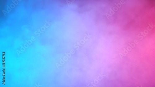 A smoke in red and blue background