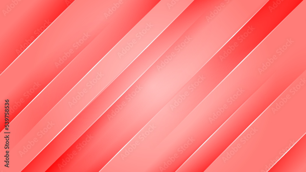 Obraz premium Abstract soft light red and white gradient minimal background. Vector abstract graphic design banner pattern presentation background web template.