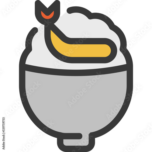 tempura rice shrimp icon