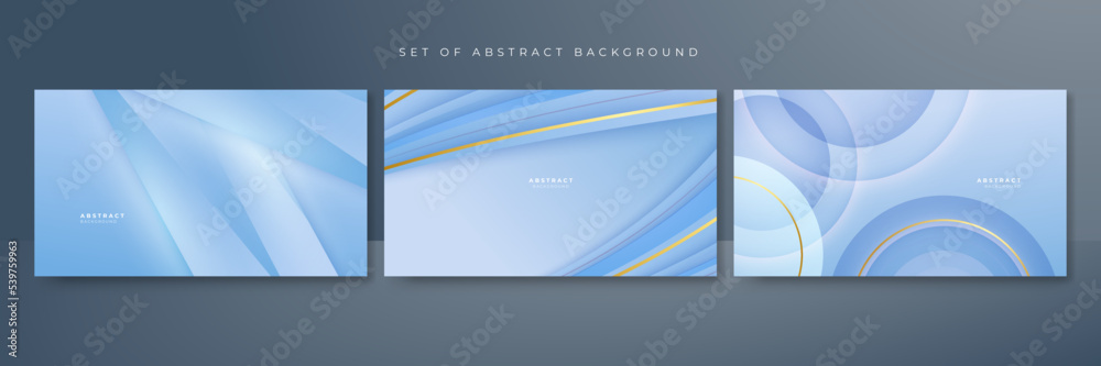 Naklejka premium Light blue background with area for graphic elements or text. Minimal light blue background. Simple vector graphic pattern