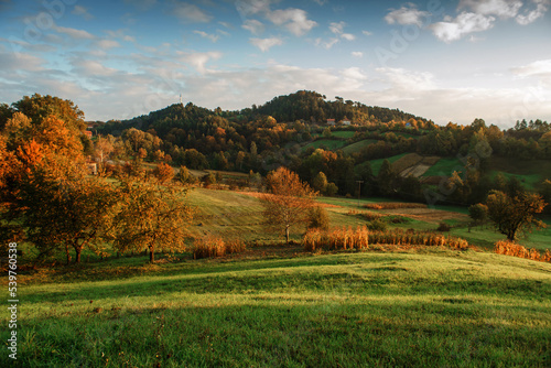 autumn landscape in northeastern Bosnia