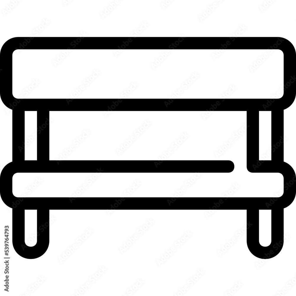 bench chair icon