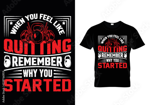 Gym T Shirt Design With Message