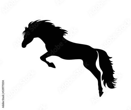 silhouette of a horse s   mascot  wild horse  arabic beast for race icon.  logo design template. Vector silhouette of a horse. beautiful horse vector sketch illustration