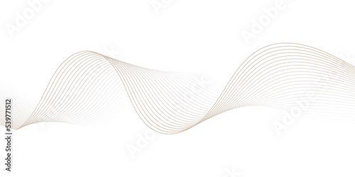 Abstract wave lines dynamic flowing colorful light isolated background. illustration design element in concept of music, party, technology, modern, wallpaper, business card, banner, flyers, etc