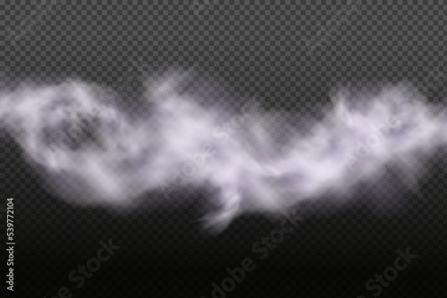 Smoke dust.White vector cloudiness ,fog or smoke on dark checkered background.Cloudy sky or smog over the city.Vector illustration.