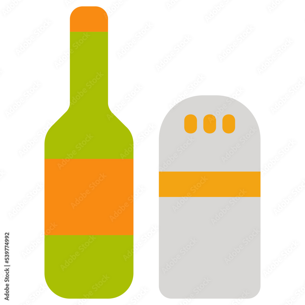 pepper bottle icon pepper bottle icon