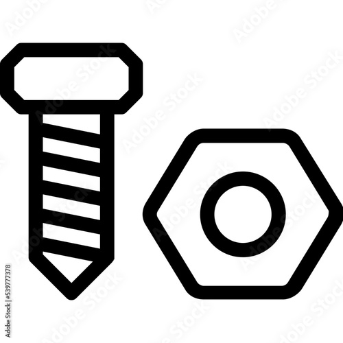 screw nut icon