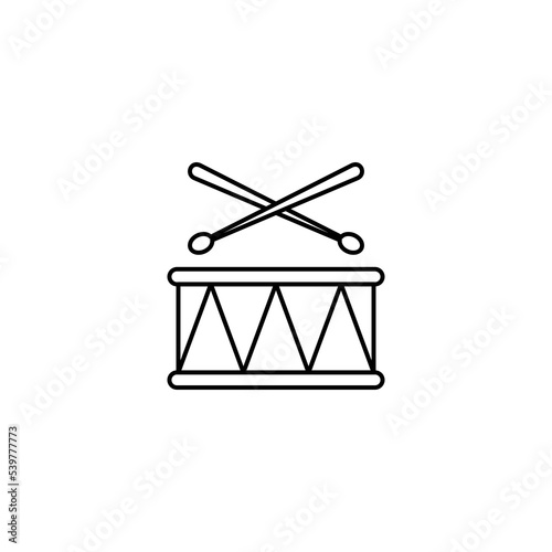 Drum stick icon vector design
