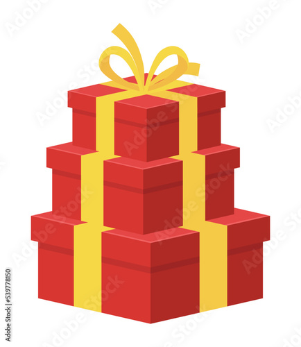 stack of gifts