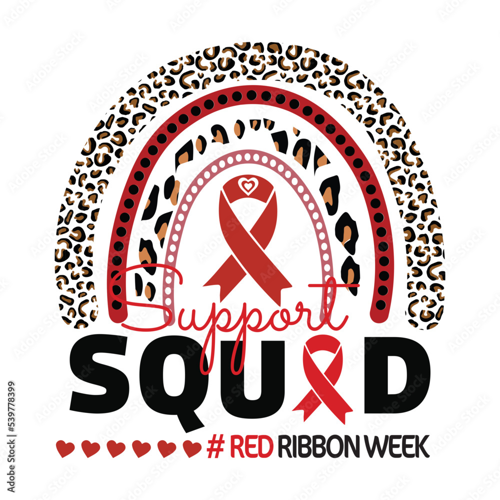red ribbon week svg, No To Drugs SVG, Drug Free SVG, AntiDrug svg, Red