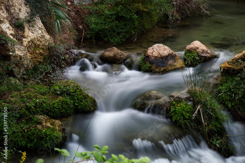 Idyllic natural area in the interior of the Region of Murcia, the Salto del Usero in Bullas	
