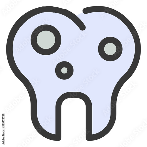 decayed tooth icon