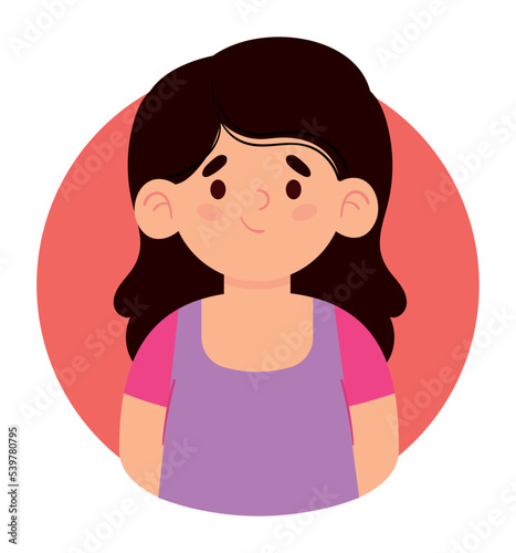 woman with black hair avatar