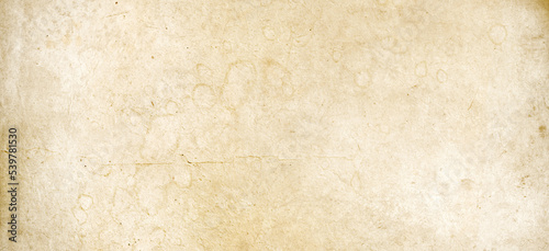 Old parchment paper texture background. Banner