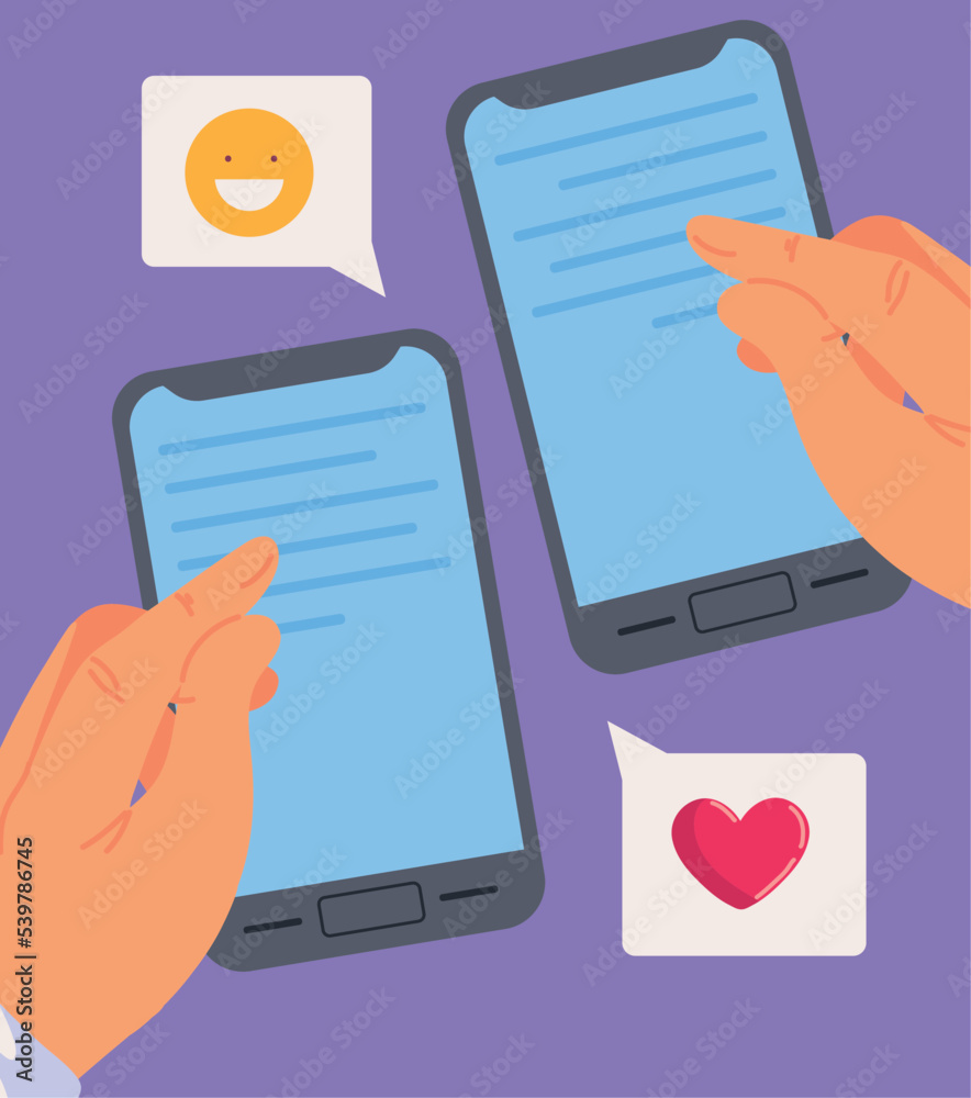 persons with smartphone persons with smartphone