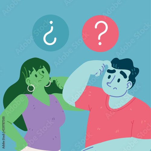 couple and difficult choice
