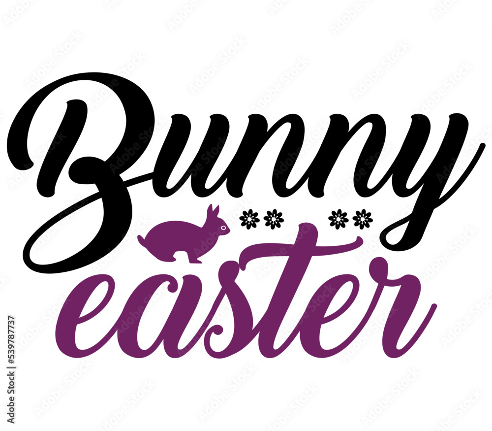 Bunny Easter, Easter SVG Design, Easter Cut File, Easter SVG, Easter T-Shirt Design, Easter Design, Easter Bundle, Easter Bunny SVG, Easter Egg SVG