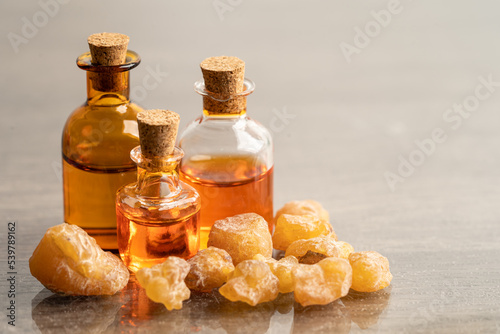 Fototapeta Frankincense or olibanum aromatic resin isolated on white background used in incense and perfumes