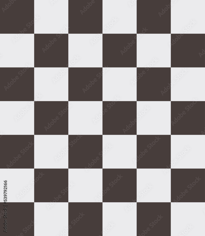 Geometric vector black and white two-color pattern. Checkerboard.